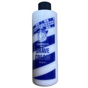 Campbell's Barbershop Shave Cream 8oz Liquid for LatherKing Machines